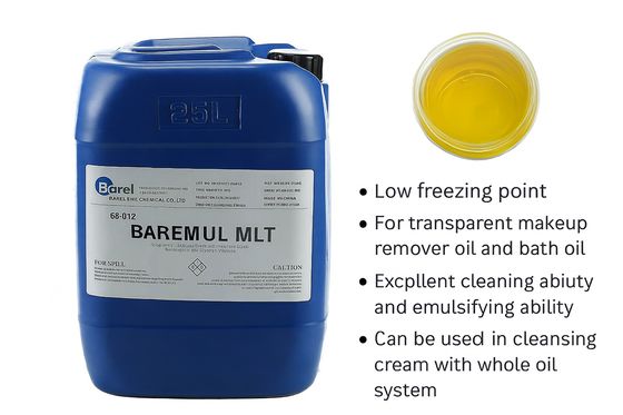 Baremul MLT O/W Cosmetics Emulsifier For Transparent Makeup Remover Oil Bath Oil